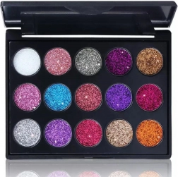 Ag861a øjenskyggepalette 15 farver