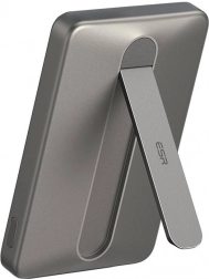 Magnetisk powerbank ESR Qi2 MagSlim 5000 mAh med stander – sand