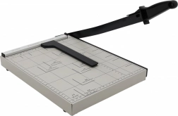 Metal guillotine til papir A4–B7 med rustfrit stålskær