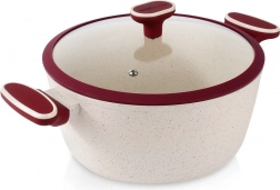 Granitgryde med glaslåg TERRESTRIAL 26 cm, 5,2 l