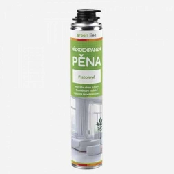 Lav-ekspanderende pistolmonteringsskum GREEN LINE 750 ml