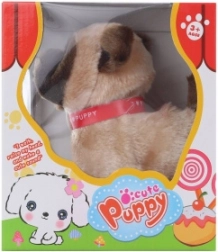 Gående brun hundehvalp