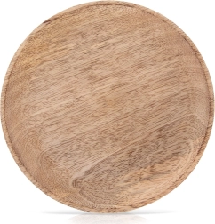 Serveringsfad i mangotræ, 20 cm