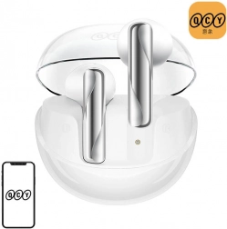 Trådløse høretelefoner TWS QCY AilyBuds Clear T32 hvid