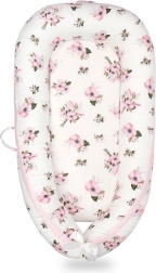 Babytæppe / rede 90*50 cm - blomstermønster