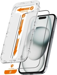 EasyShield 2-pak hærdet glas til iPhone 16 / iPhone 15
