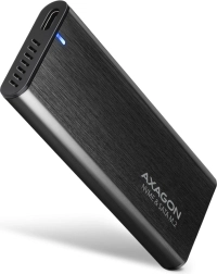 Ekstern aluminiums skrueløs AXAGON kabinet med USB-C 3.2 Gen 2 til M.2 NVMe / SATA SSD