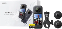 Insta360 X3 Motorcycle Edition action 360° kamera med motorsæt 128GB