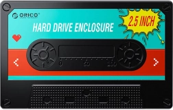 Orico etui til 2,5" HDD/SSD, USB 3.0 5 Gb/s, USB-A til Micro‑B, sort