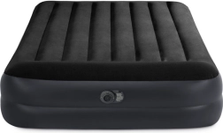 Oppustelig Dura-Beam Queen-seng med integreret pumpe