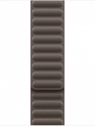 Magnetisk rillet FineWoven-rem gråbrun til 42 mm, størrelse M/L