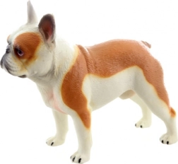 Plastfigur af fransk bulldog