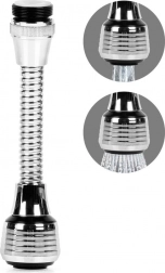 Fleksibel perlator til vandhane med to tilstande