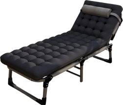 Sammenklappelig turistfeltseng Business, Field, Premium cot – sort