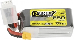 LiPo-batteri Tattu R-Line 650 mAh 14,8 V 95C 4S med XT30-stik
