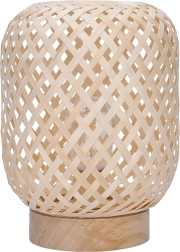 Solight LED-lanterne i rattanlook med varm hvidt lys 19 cm