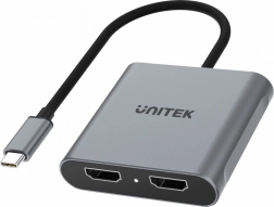 Unitek USB‑C til 2x HDMI-adapter