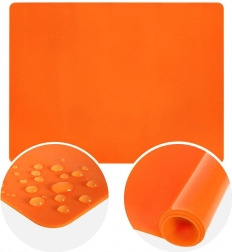 Silikone-arbejdsunderlag til dej SILLINIE 60 × 50 cm, orange