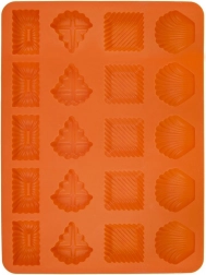 Silikoneform til småkager SILLINIE, brun