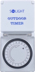 Solight udendørs mekanisk timer 24 timer