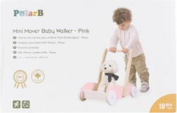 Trægåvogn til småbørn – lyserød