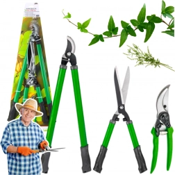 Sæt med havesakse og hæksaks 3 stk. med hylstre