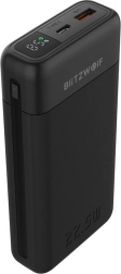 BlitzWolf powerbank 20000 mAh med hurtigopladning 22,5 W