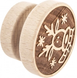 Træstempel til småkager 5,5 cm – rensdyrmotiv