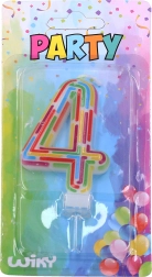 Fødselsdagslys til kage tal 4 – streger