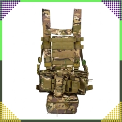 Taktisk modulær MOLLE-vest, let til airsoft og outdoor