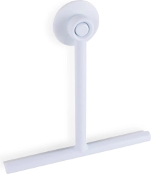 Hvid glasvisker med sugekop Bathroom Solutions