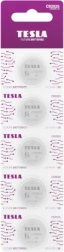 TESLA CR2025 3 V lithium-knapcellebatteri, pakke med 5 stk.