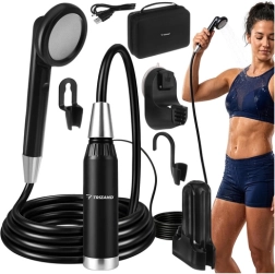 Bærbar campshower TRIZAND med pumpe og USB-opladning