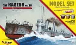 Polsk destroyer ORP Kaszub 1935 model 1:400