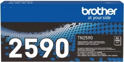 sort Brother TN-2590-toner, kapacitet 1200 sider