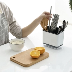 Bestikholder til vasken, organizer - sort