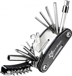 Multifunktionelt cykelværktøj ROCKBROS 16 i 1 – sort