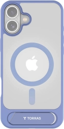 Torras Pstand Series etui til iPhone 16 blå