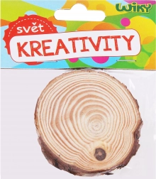 Træskiver 6–7 × 0,5 cm, sæt 2 stk.