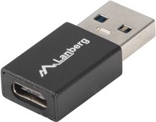 Adapter USB-A til USB-C 3.1, sort