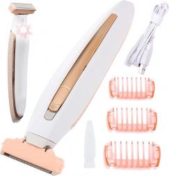 Krops-epilator og bikini-barbermaskine med USB-opladning
