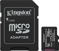 microSD-hukommelseskort 256GB Canvas Select+ med adapter
