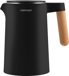 Elkedel 1,5 l med dobbeltvæg og temperaturstyring CONCEPT RK3301