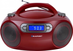 Boombox med FM, CD, MP3, USB, AUX, ur og alarm