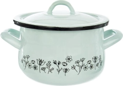 Emaljeret gryde med låg LOUKA 16 cm, 2,3 l