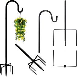 Haveophængskrog til blomster, foderhuse og lanterner 80 cm