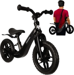 Sort løbecykel Kruzzel til børn 2+