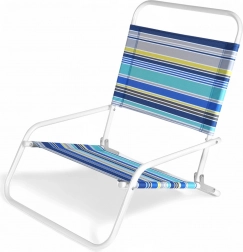Sammenklappelig strandstol med lavt sæde Vilde