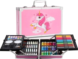 Børnekunstnersæt RENEW FORCE Pony med enhjørningemotiv, 145 dele