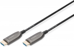 Hybrid HDMI-kabel 2.1 Ultra High Speed 8K/60Hz 15 m sort